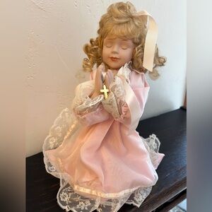 Porcelain Praying Doll